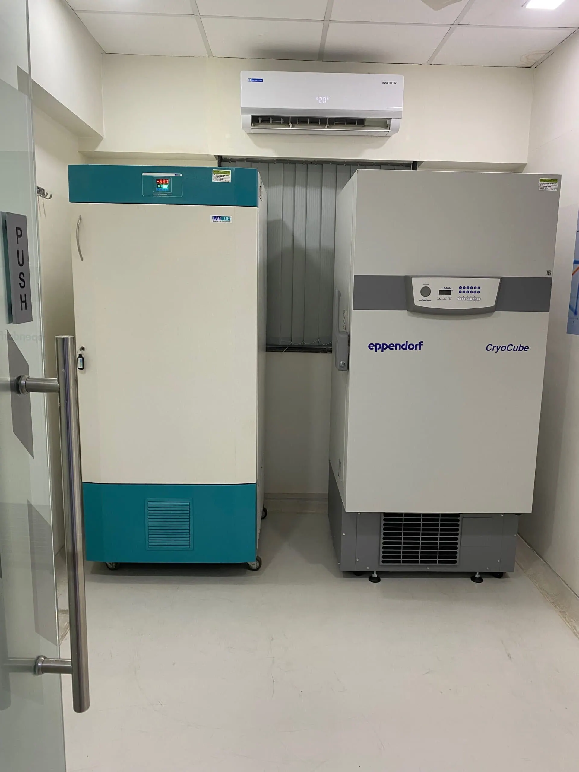 Validated –80°C freezers